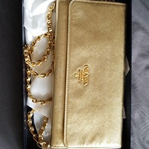 AUTHENTIC PRADA WALLET ON A CHAIN